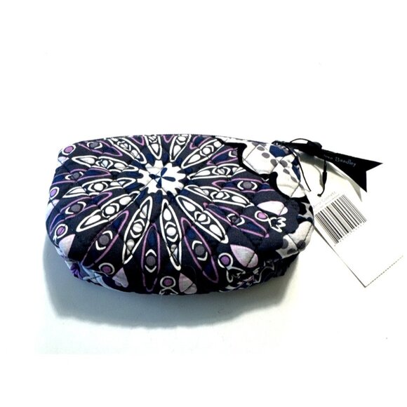 NWT VERA BRADLEY Zinnia Quilted Mirror Cosmetic Zip Bag - Picture 5 of 6
